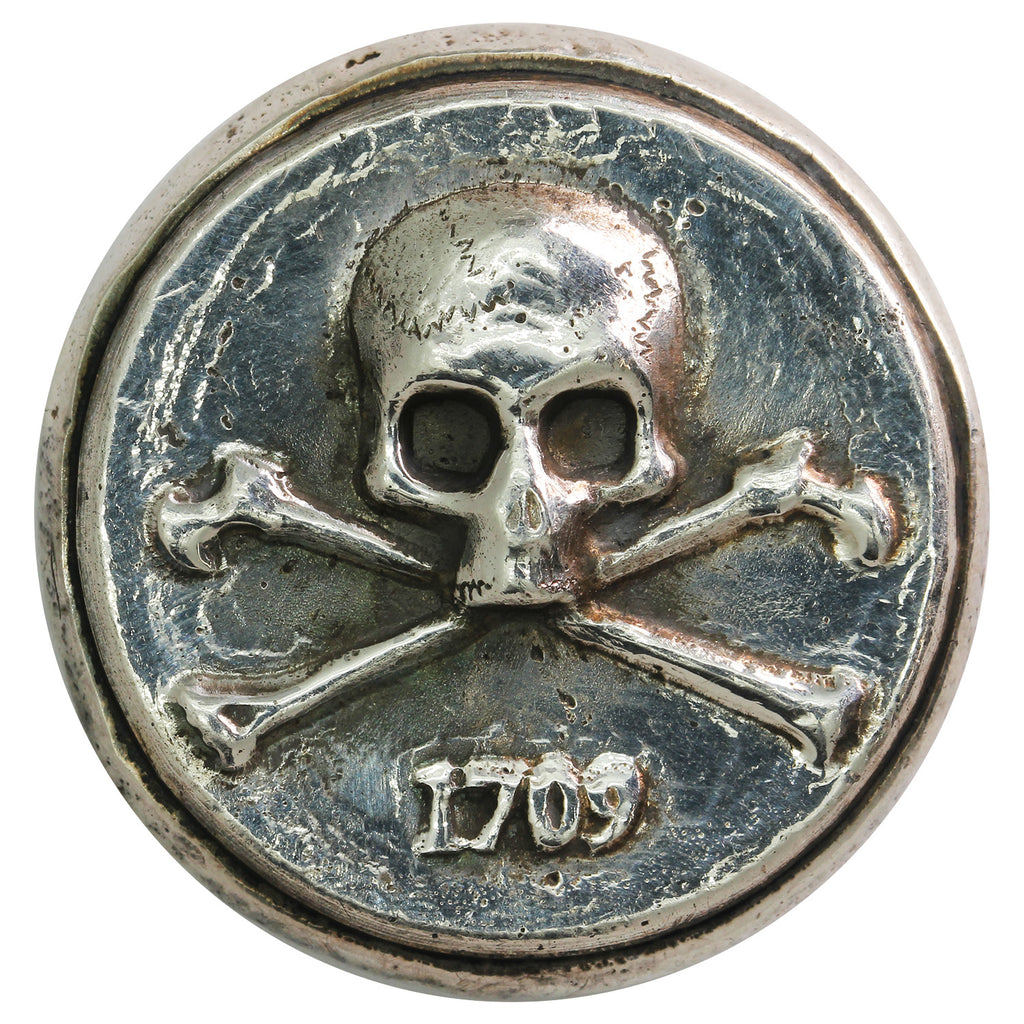 RSSC 1oz 1709 Skull & Crossbones .999 Fine Silver Round (No Tax) Toning