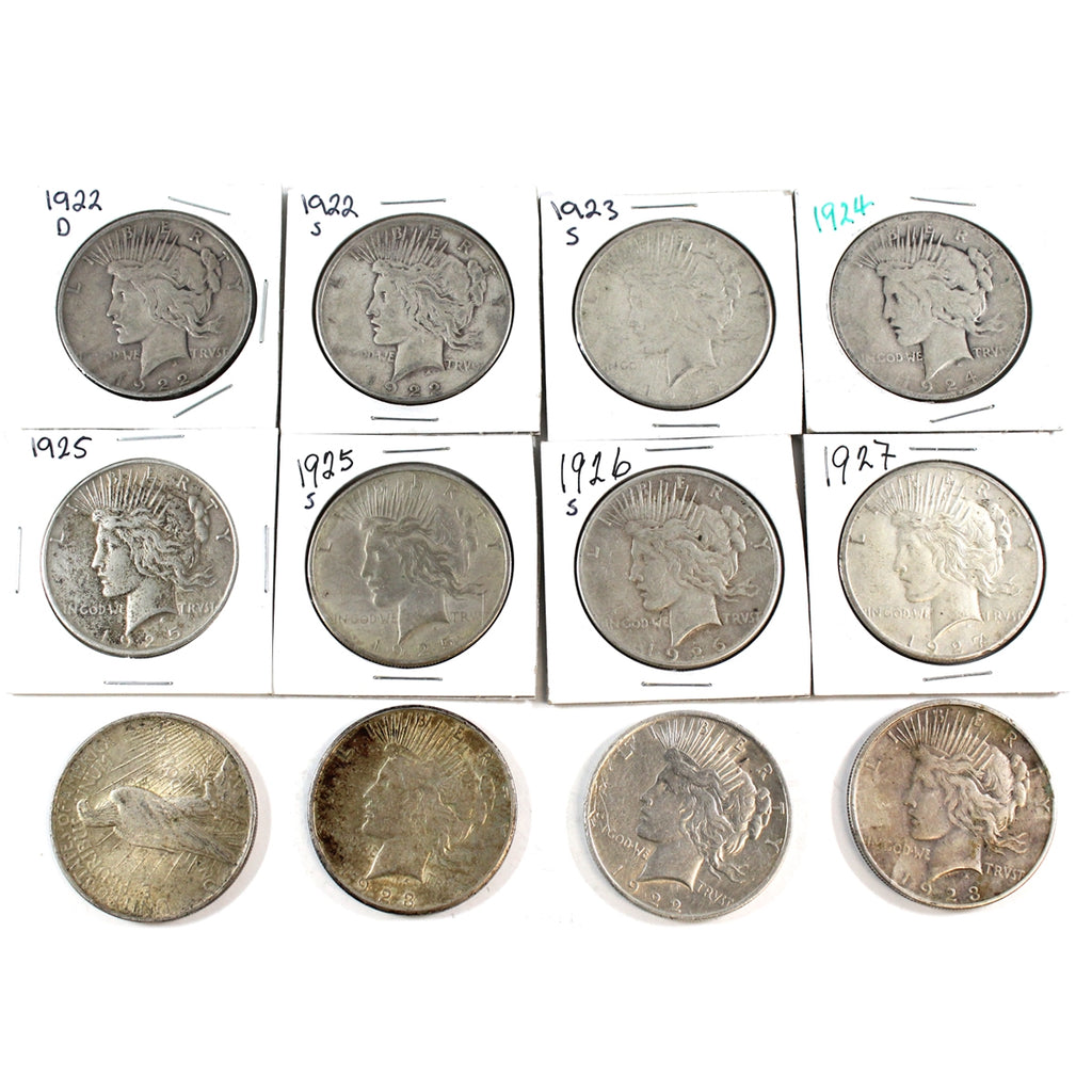 Scrap USA Peace Dollars (from 1922 to 1927)