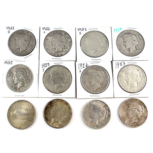 Scrap USA Peace Dollars (from 1922 to 1927)