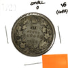 1920 Small 0 Canada 50-cents Very Good (VG8) Scratched, cleaned, or impaired