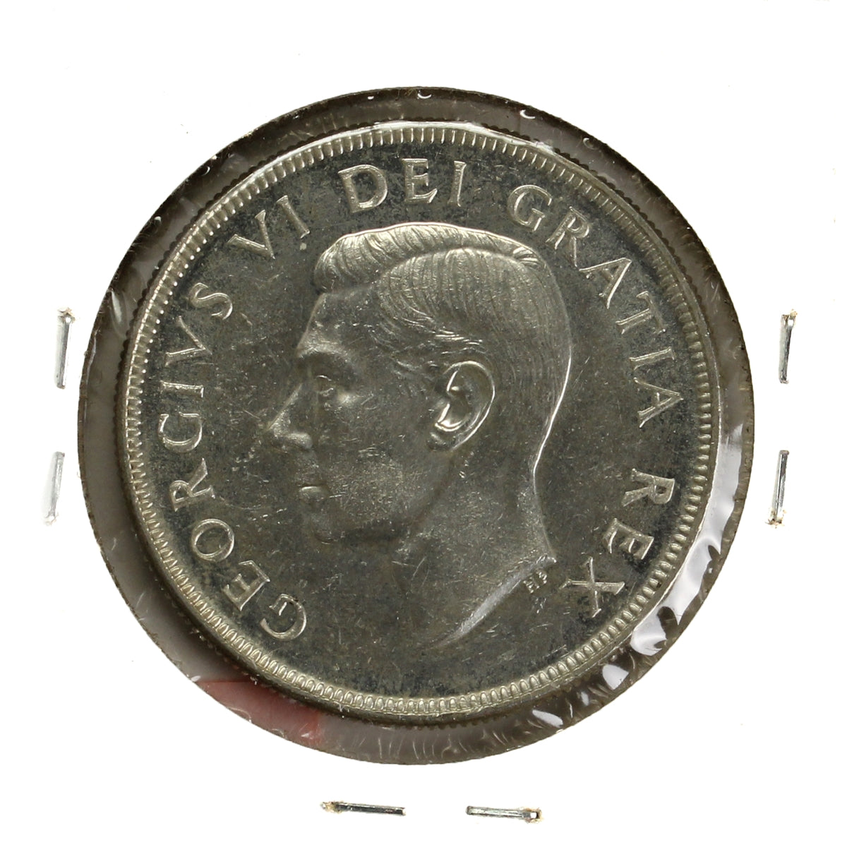 1951 Canada Dollar UNC+ (MS62) Scratched, cleaned, or impaired