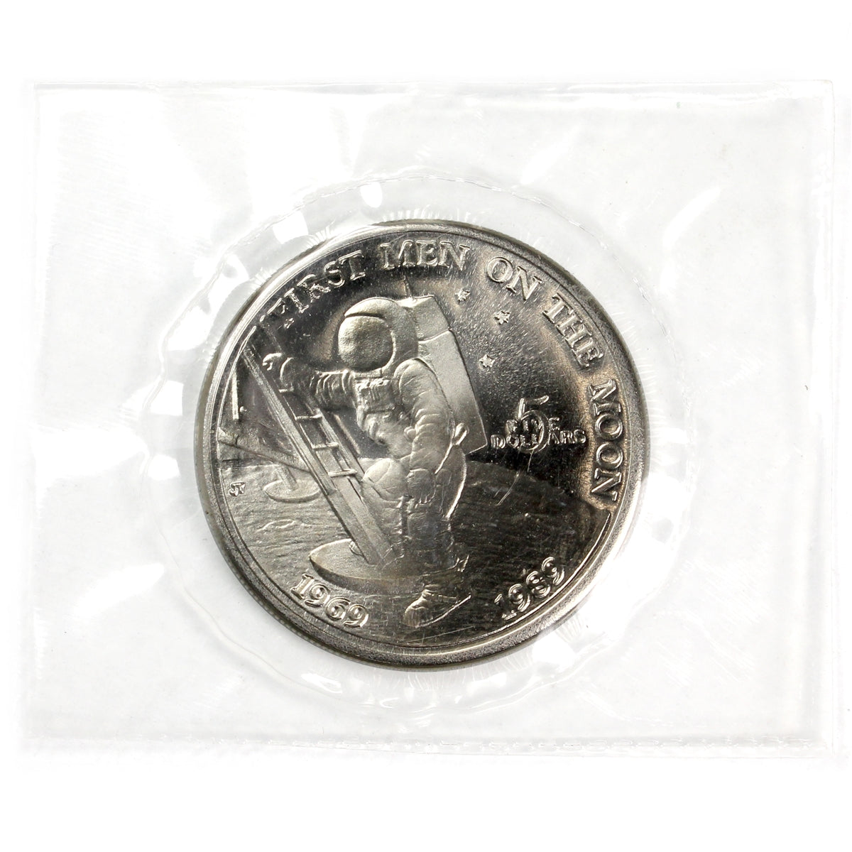 Marshall Islands 1989 $5 First Men on the Moon, Sealed