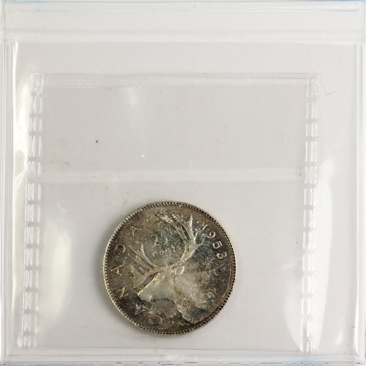 1953 Large Date Canada 25-cents ICCS Certified MS63