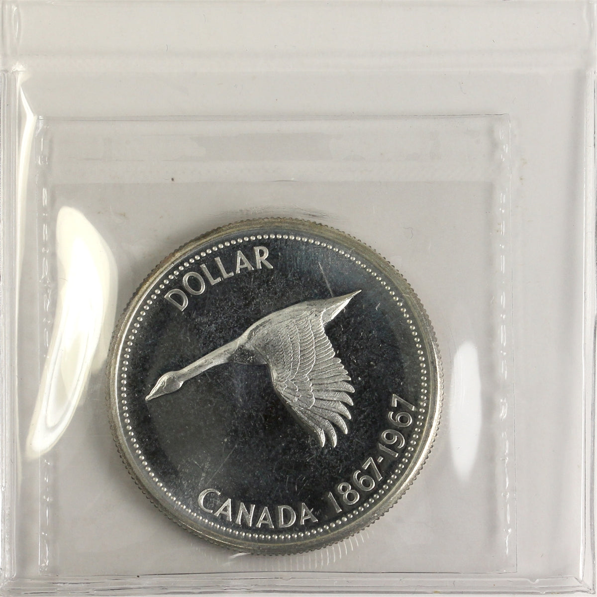 1967 Canada Dollar ICCS Certified SP66 Cameo