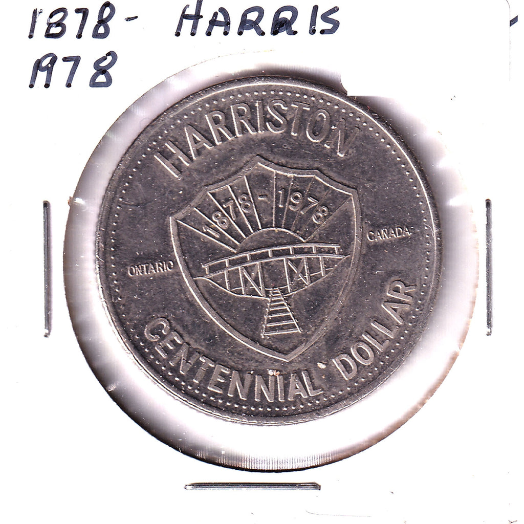 1978 Harriston, Ontario, Centennial Dollar Trade Token