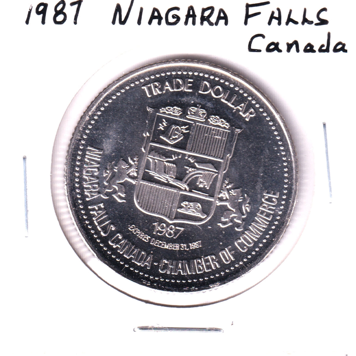 1987 Niagara Falls, Ontario, Trade Dollar Token - World Famous Maid of the Mist