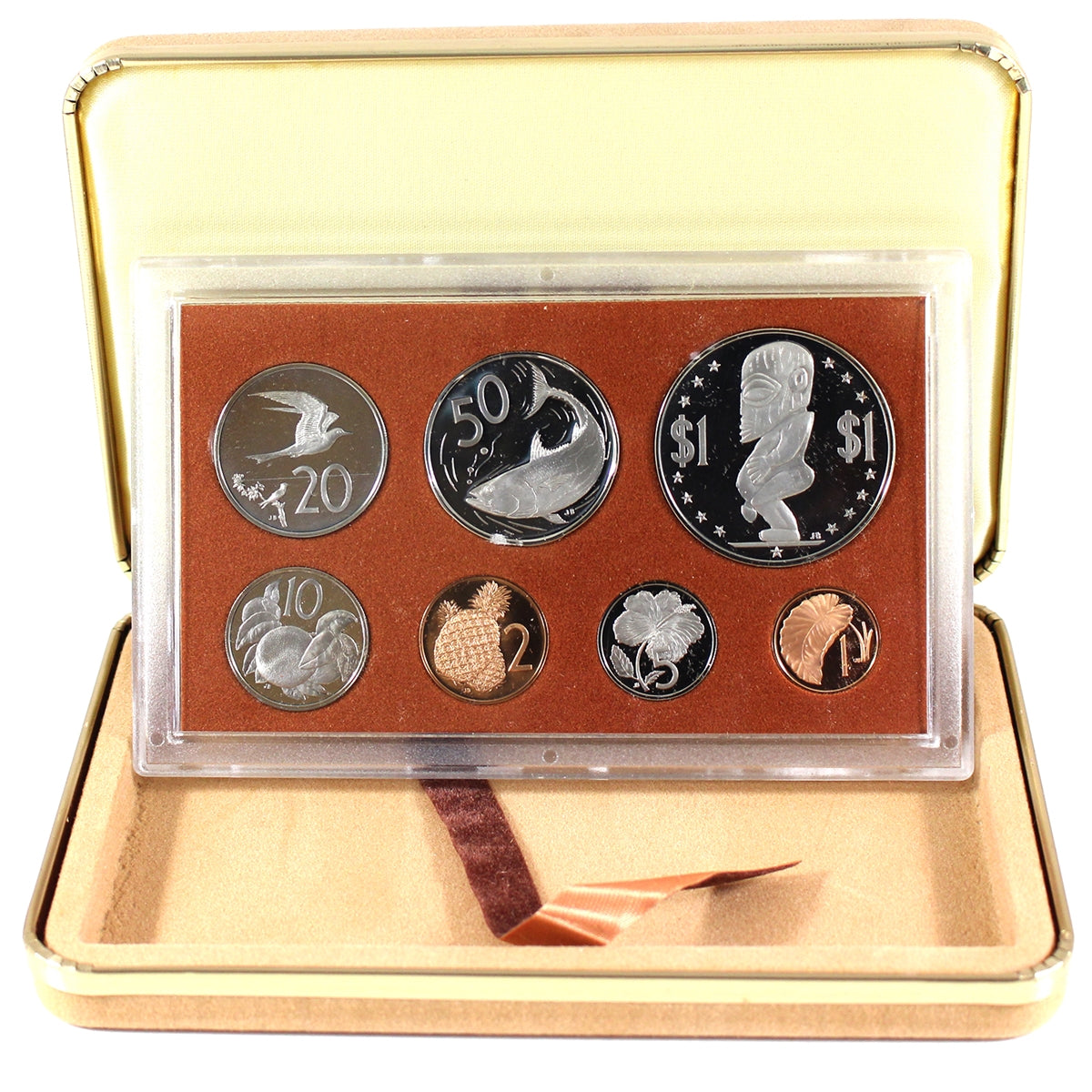 Cook Islands 1974 Proof Set in Case