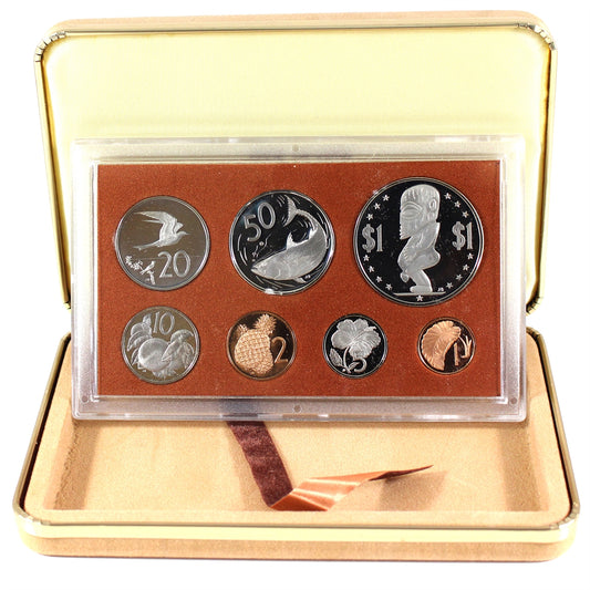 Cook Islands 1974 Proof Set in Case