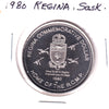 1980 Regina Commemorative Dollar: Province Enters Confederation Sept. 4, 1905