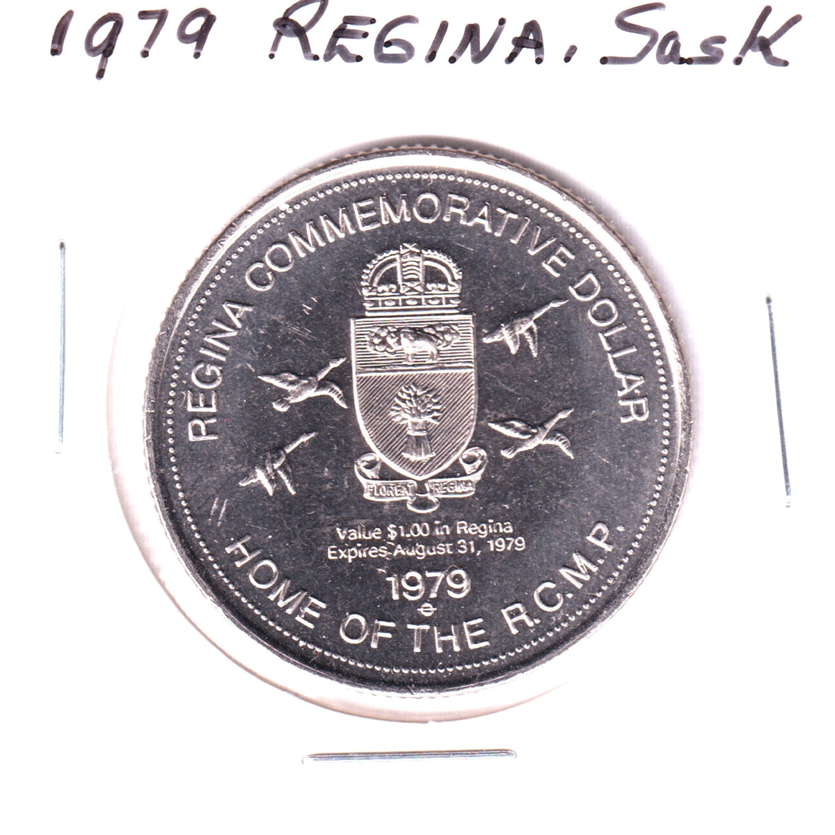 1979 Regina Commemorative Dollar: King Edward VII Confers Title of Royal on NWMP