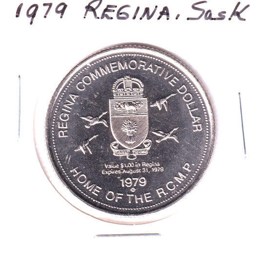 1979 Regina Commemorative Dollar: King Edward VII Confers Title of Royal on NWMP