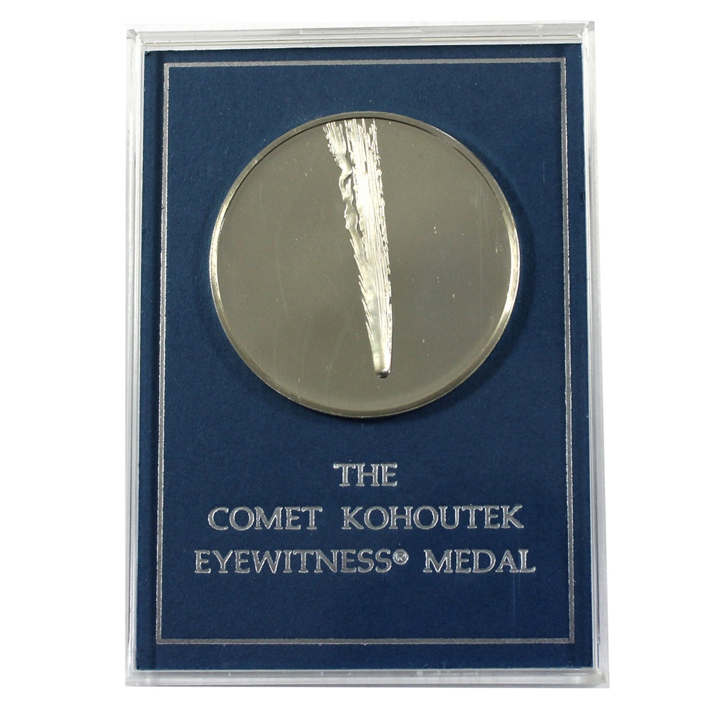 1973 Franklin Mint Comet Kohoutek Sterling Silver Eyewitness Medal (Toned)