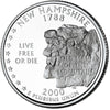 2000-P New Hampshire USA Statehood Quarters (MS60)