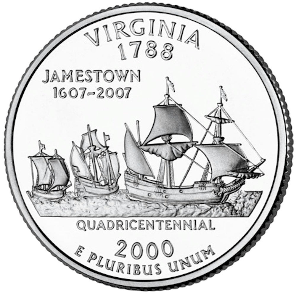 2000-P Virginia USA Statehood Quarters (MS60)