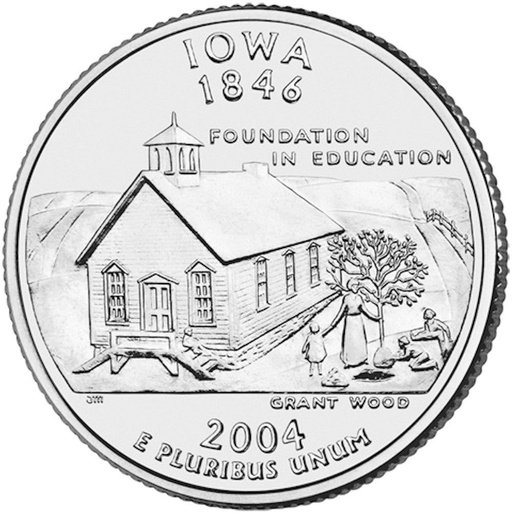 2004-P Iowa USA Statehood Quarters (MS60)