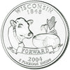 2004-P Wisconsin USA Statehood Quarters (MS60)