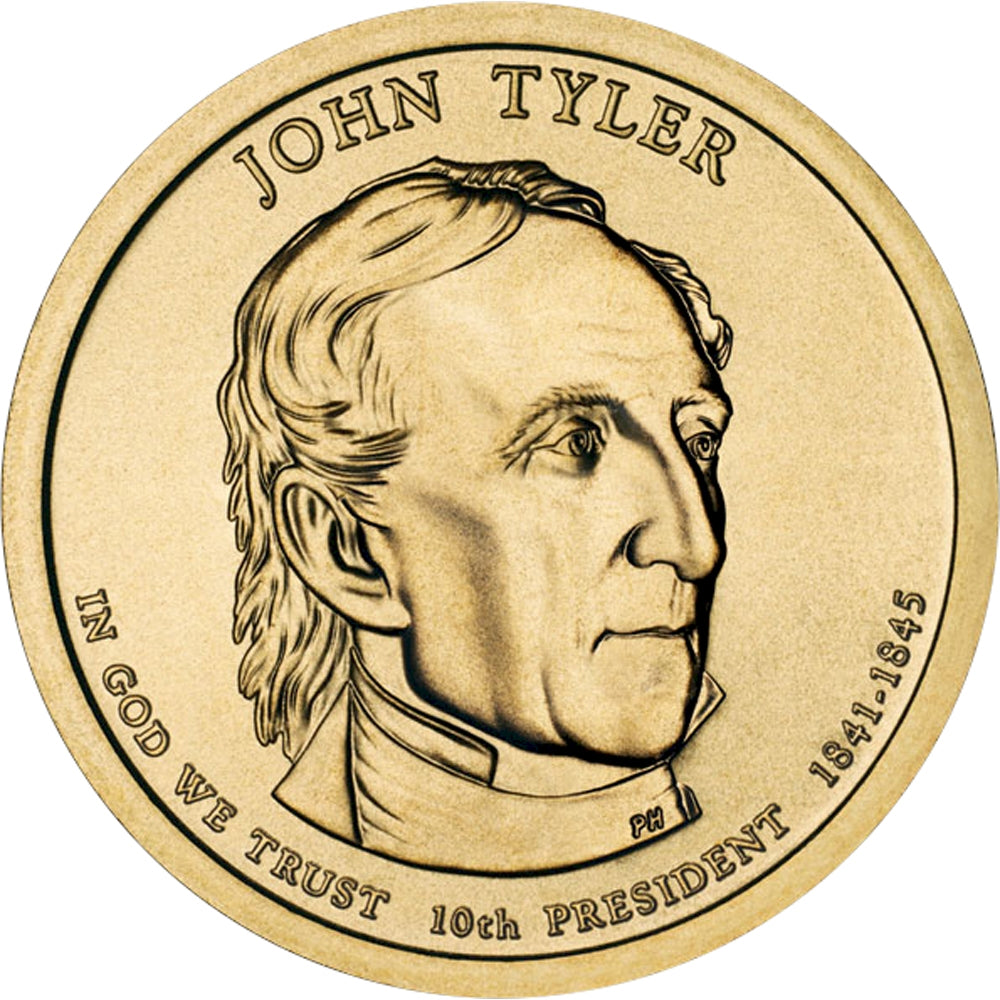 2009-D USA Presidential Dollar - John Tyler Uncirculated