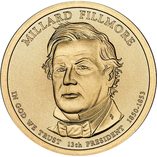 2010-D USA Presidential Dollar - Millard Fillmore Uncirculated