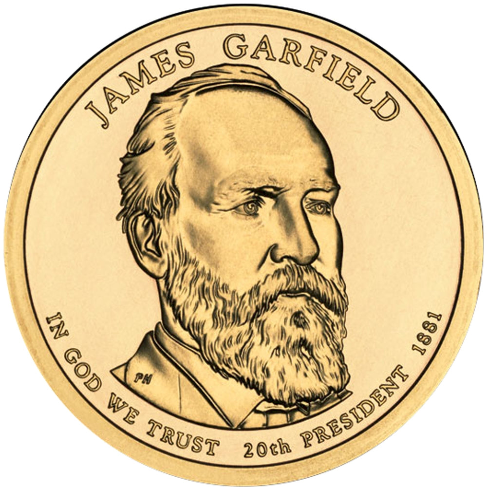2011-D USA Presidential Dollar - James Garfield Uncirculated