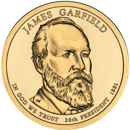 2011-D USA Presidential Dollar - James Garfield Uncirculated