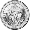 2011-D Glacier USA National Parks Quarter Uncirculated (MS60)