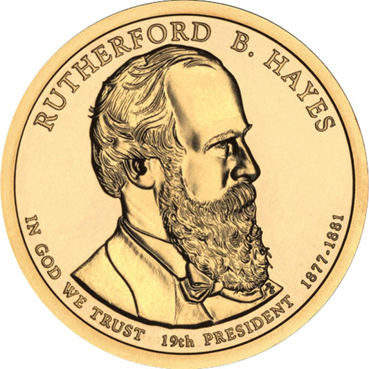 2011-D USA Presidential Dollar - Rutherford B. Hayes Uncirculated