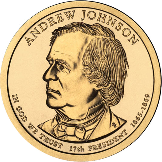 2011-D USA Presidential Dollar - Andrew Johnson Uncirculated