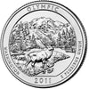 2011-D Olympic USA National Parks Quarter Uncirculated (MS60)