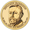 2012-P USA Presidential Dollar - Benjamin Harrison Uncirculated (MS60)