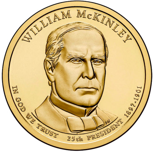 2013-P USA Presidential Dollar - William McKinley Uncirculated (MS60)