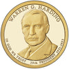 2014-P USA Presidential Dollar - Warren G. Harding Uncirculated (MS60)