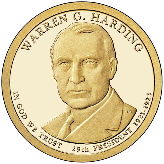 2014-P USA Presidential Dollar - Warren G. Harding Uncirculated (MS60)