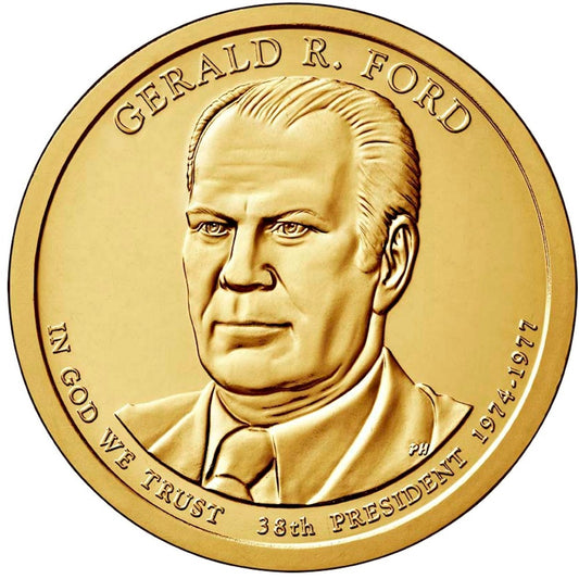 2016-P USA Presidential Dollar - Gerald Ford Uncirculated (MS60)