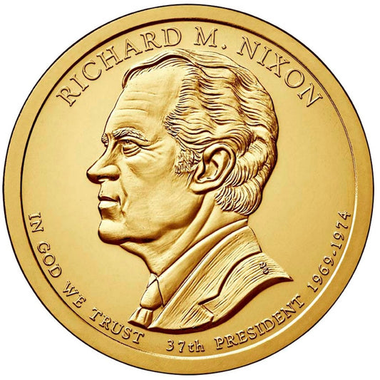 2016-P USA Presidential Dollar - Richard M. Nixon Uncirculated (MS60)
