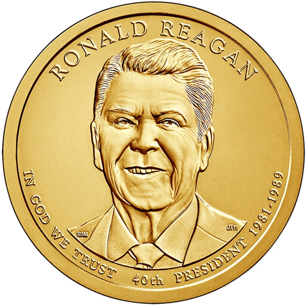 2016-P USA Presidential Dollar - Ronald Reagan Uncirculated (MS60)