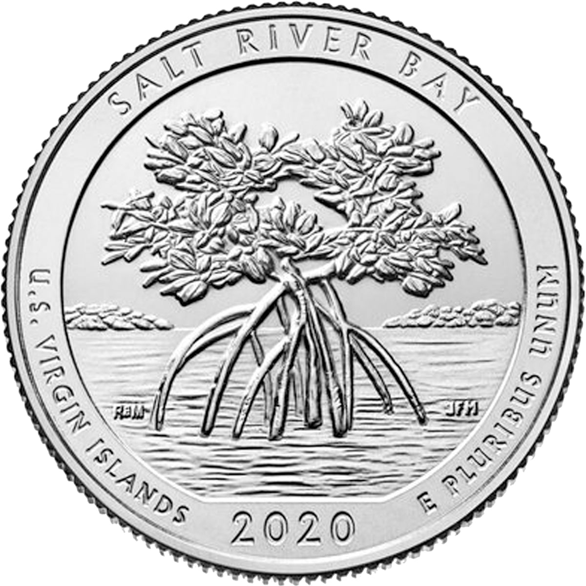 2020-P Salt River Bay USA National Parks Quarter Uncirculated (MS-60)