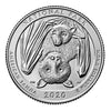 2020-D American Samoa USA National Parks Quarter Uncirculated (MS-60)
