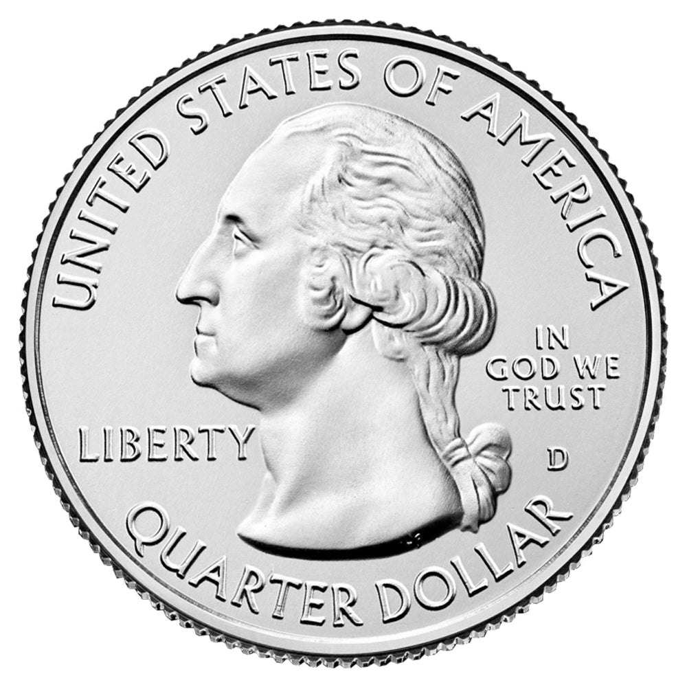 2021-D George Washington Crossing the Delaware USA Quarter Uncirculated (MS-60)