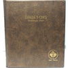 Five Cents Canada Blank (5 pages) Unimaster Brown Vinyl Coin Binders