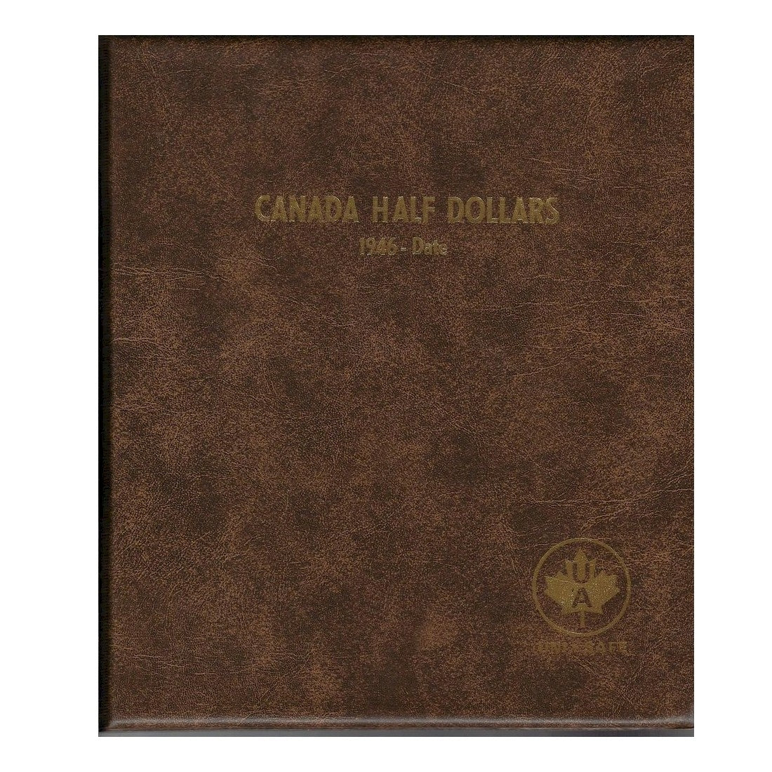 Fifty Cents 1946-2016 Unimaster Brown Vinyl Coin Binders