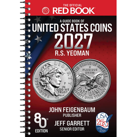 2027 Official Red Book: A Guide Book of United States Coins 80th Edition