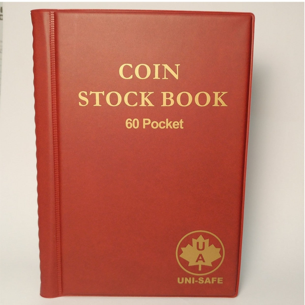 Coin Wallet R 1 Uni-Safe Pocket Size Vinyl Coin Wallet for 2x2 coin holders with 60 po ...