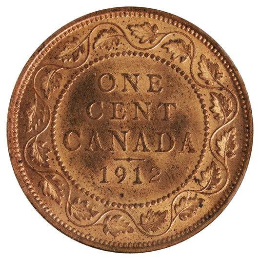 1912 Canada 1-cent Choice Brilliant Uncirculated (MS64) Scratched