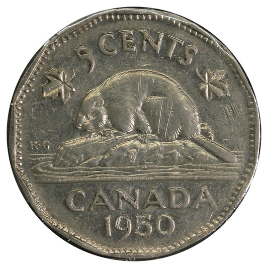 1950 Hearing Aid Canada 5-cents Circulated
