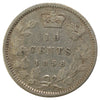 1858 Canada 10-cents VG-F (VG10) Impaired