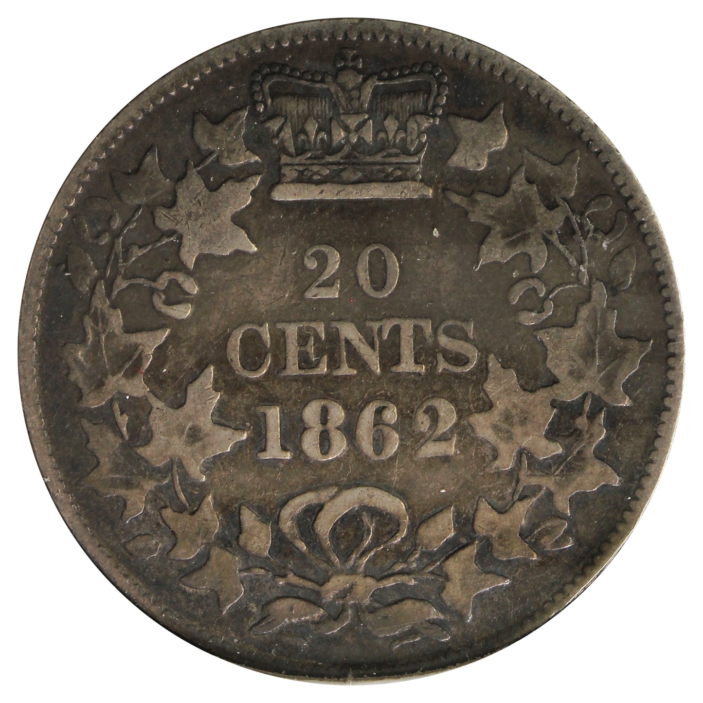 New Brunswick 1862 20-Cents F-VF (F15)