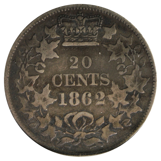 New Brunswick 1862 20-Cents F-VF (F15)