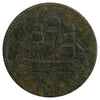 PE-10-1 No Date (1829) PEI Ships Colonies & Commerce Token Very Good (VG8) Corrosion