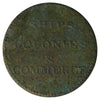 PE-10-1 No Date (1829) PEI Ships Colonies & Commerce Token Very Good (VG8) Corrosion