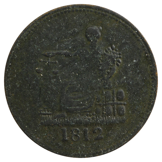 LC-48 1812 Lower Canada Tiffin Token EF-AU (EF45)